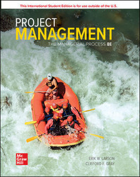 Cover of the book "Project Management: The Managerial Process 8e" by Erik W. Larson and Clifford F. Gray. It shows a group of people rafting on a turbulent river. Cover of the book "Project Management: The Managerial Process 8e" by Erik W. Larson and Clifford F. Gray. It shows a group of people rafting on a turbulent river.